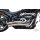 Radial Low Exit Short Exhaust System Polished