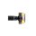 mo.blaze disc LED Bar End Turn Signal Black Anodized Clear LED