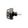 mo.blaze disc LED Bar End Turn Signal Black Anodized Clear LED