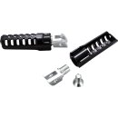Razorback Footpeg Gloss Black, Powder Coated