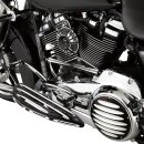 Arlen Ness, billet horn kit, Deep Cut. Black CC