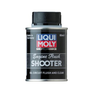 Motorbike Engine Flush Shooter, 80ml / Label Language de Oil Shooter