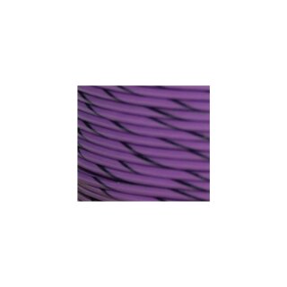 OEM Colored 1mm Wire Spools Violet, Black Stripe