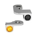 NANO Series LED Turn Signals Chrome Smoke LED