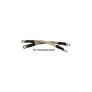 11" Pro Flex Battery Cable Stainless Steel Clear Coated