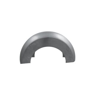 10 1/2"Roll-Your-Own Custom Blank Steel Rear Fender Smooth Side with 15 3/4" Radius Raw