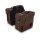Voyager Throwover Saddlebags Dark Oak