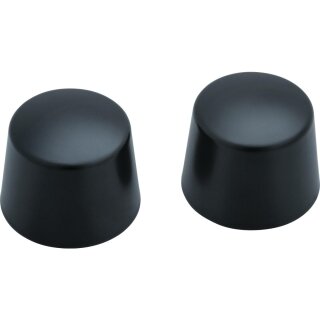 Front Axle Cap Black Satin