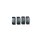 Small ISO & Trident Peg Replacement Rubber Black