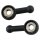Front Turn Signal Mounting Adapter Black Anodized