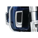 LED Tracer Fairing Lower Grills Chrome White LED