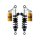 S36PR1C1L Road & Track 305mm Twin Shocks Adjustable Length +10/-0mm