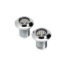 Radius Breather Bolts 1/2"-13 Chrome