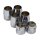 Chrome 1-3/4" Short Curve Exhaust End Cap Chrome 1,75"