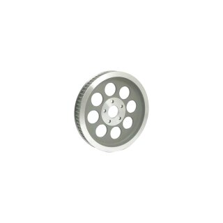 OEM Style Rear Belt Pulley Silver 1 1/8" 61.0 teeth