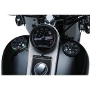 Alley Cat LED Fuel & Battery Gauge, Gloss Black Fuel...