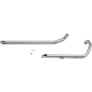 Drag Pipes Exhaust Chrome