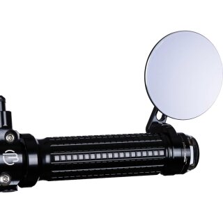 mo.view spy Bar End Mirror Black, Anodized