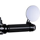 mo.view spy Bar End Mirror Black, Anodized