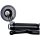 mo.view spy Bar End Mirror Black, Anodized