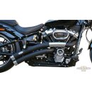 Rainbow Down Under Short Exhaust System Black Coated