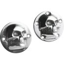 Forward Facing Skull Point Cover 2-hole Aluminium Polished