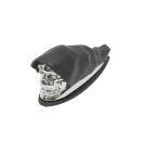 Hooded Skull Fender Ornament Black Chrome