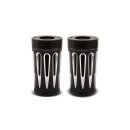 Deep Cut Fork Boot Black Anodized