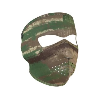 Multi Brushed Camo Neoprene Full Face Mask