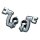 Longhorn Offset Peg Mounts With 1-1/4" Magnum Quick Clamps Black, Gloss