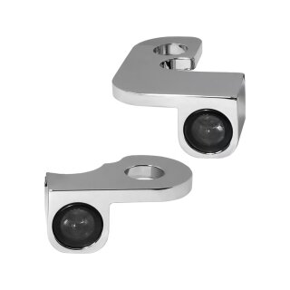 NANO Series LED Turn Signals Chrome Smoke LED