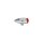 Smooth Bullet LED Turn Signal Chrome Red
