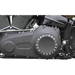 Drilled Clutch Cover 5-hole Bi-Color Anodized