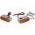 Mirror Mount Marker Light Chrome Amber