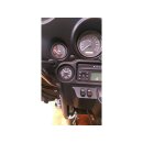 Legend Air Fairing Mounted PSI Gauge, black face Air...