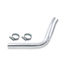 Drag Pipes Replacement Heat Shields Rear Chrome