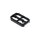 Serrated Floorboards Black, Anodized