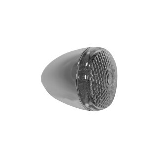 Bullet-Style LED Turn Signal Chrome Clear LED