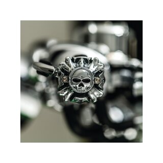 Zombie Grip End Caps Chrome