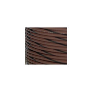OEM Colored 1mm Wire Spools Brown, Black Stripe