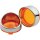 Deuce Turn Signal Visor Bezel Kit Amber lens Chrome
