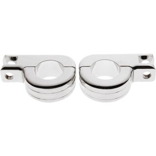 Clamp-On Peg Mount Chrome