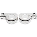 Clamp-On Peg Mount Chrome