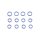 Push Rod Seal Kit, Blue Silicone