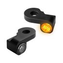 NANO Series LED Turn Signals Black Anodized Smoke LED