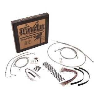 18" Ape Cable Kit Stainless Steel Clear Coat Non-ABS