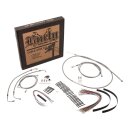 18" Ape Cable Kit Stainless Steel Clear Coat Non-ABS