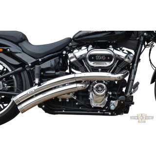 Rainbow Down Under Short Exhaust System Show Chrome