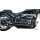Radial Low Exit Staggered Exhaust System Black Coated