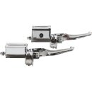 Chopped Handlebar Control Kit Chrome 5/8"